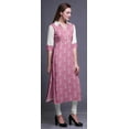thumbnail image 3 of Bimba Rayon StraightÂ&nbsp;Straight Kurti For Women LongÂ&nbsp;KurtiÂ&nbsp;Dress Printed Indian Top, 3 of 6