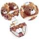 thumbnail image 5 of Women's 2Pcs Furry Bra and Panty Set Big Eyes Bear Plush Brassiere Underwear Cartoon Anime Lingerie Cartoon Bikini Set brown XL, 5 of 5