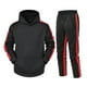 thumbnail image 1 of Conjunto de chándal con capucha para hombre, conjunto deportivo de 2 piezas con capucha, para correr y trotar., 1 of 5
