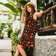 thumbnail image 2 of Fotbe Animal Vestido de Verano sin Mangas para Mujer – Vestido Midi Línea A, Estilo Camiseta Floral, Vestido Playero Casual y Fluido, 2 of 7