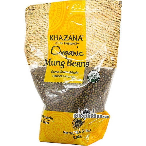 Khazana Organic Mung Beans (Green Gram Whole)