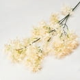 thumbnail image 2 of Mdesiwst 1 Bunch Artificial Flower Non-fading Faux Silk Cross Cherry Blossom Desktop Decoration, 2 of 7