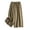 Khaki, variant on nochalofo Women's 2025 Casual Wide Leg Pants - Japanese Style Elastic Waist Loose Trousers for Spring & Autumn | Cotton Linen Blend, Solid Color, Comfort Fit