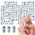 thumbnail image 1 of Nail Art Stickers Cute Cartoon Nail Art Decals 3D Self Adhesive Nail Sticker Kawaii Designer Anime Nail Stickers for Girls Kids Women Manicure Tips De, 1 of 2