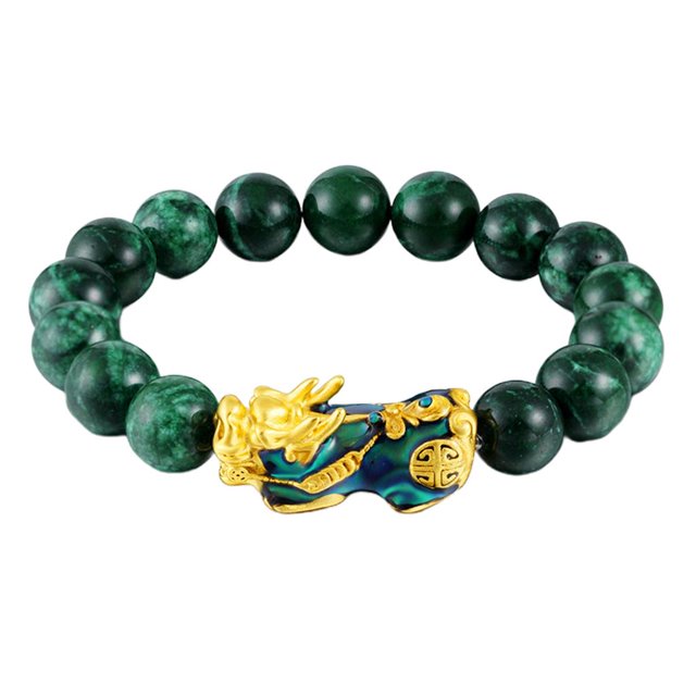 de de Obsidiana Shui , Puede Verde Hugo pulsera de moda para mujeres hombres