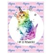 thumbnail image 2 of Couverture Personnalisée Chat Licorne, 2 of 3