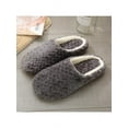 thumbnail image 2 of Unisex Jacquard Soft Bottom Suede Indoor Non-slip Cotton Slippers, 2 of 2