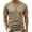 Khaki, variant on JULMCOMO T Shirts for Men Crew Neck Short Sleeve Regular Fit Contrast Seam Stitching Summer Shirt Casual Classic Tees Army Green 2XL