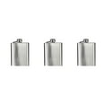 thumbnail image 1 of Cateissary Petaca de bolsillo de acero inoxidable Alcohol Whisky Licor Vino Pot Flagon Camping Type3 NO3, 1 of 6