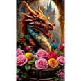 thumbnail image 1 of 5D DIY Full Dronful Painting Kit Dragon Decor Art Craft 30x50cm, 1 of 9