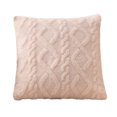 thumbnail image 1 of Dvruxg Plush Geometric Patterned Cushion Brown Polyester 45x45cm Enhances Back Support and Living Room Style Extended Length for Ultimate Relaxation, 1 of 5