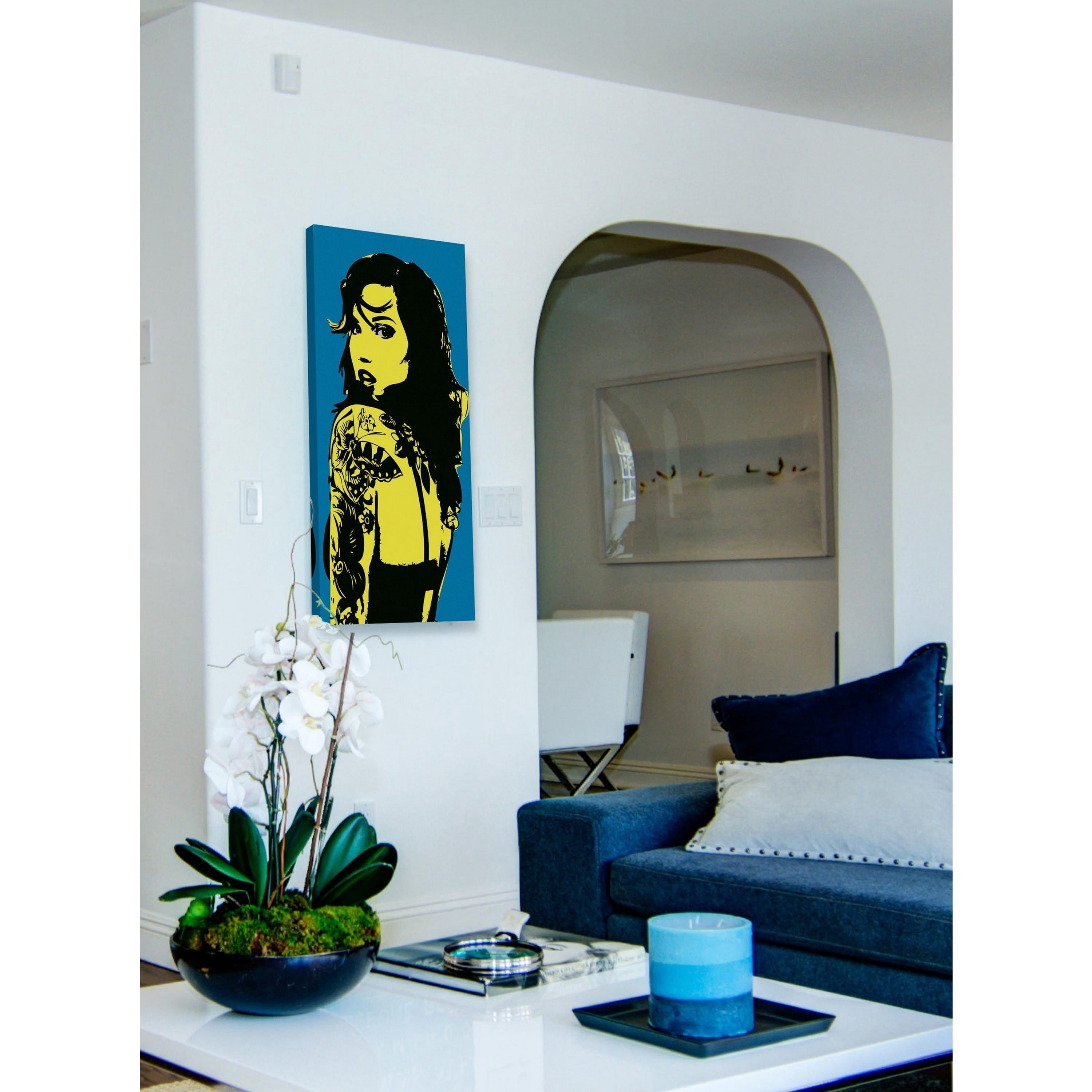 Marmont Hill Inc Marmont Hill - Girl 4 Print on Canvas - Multi-color