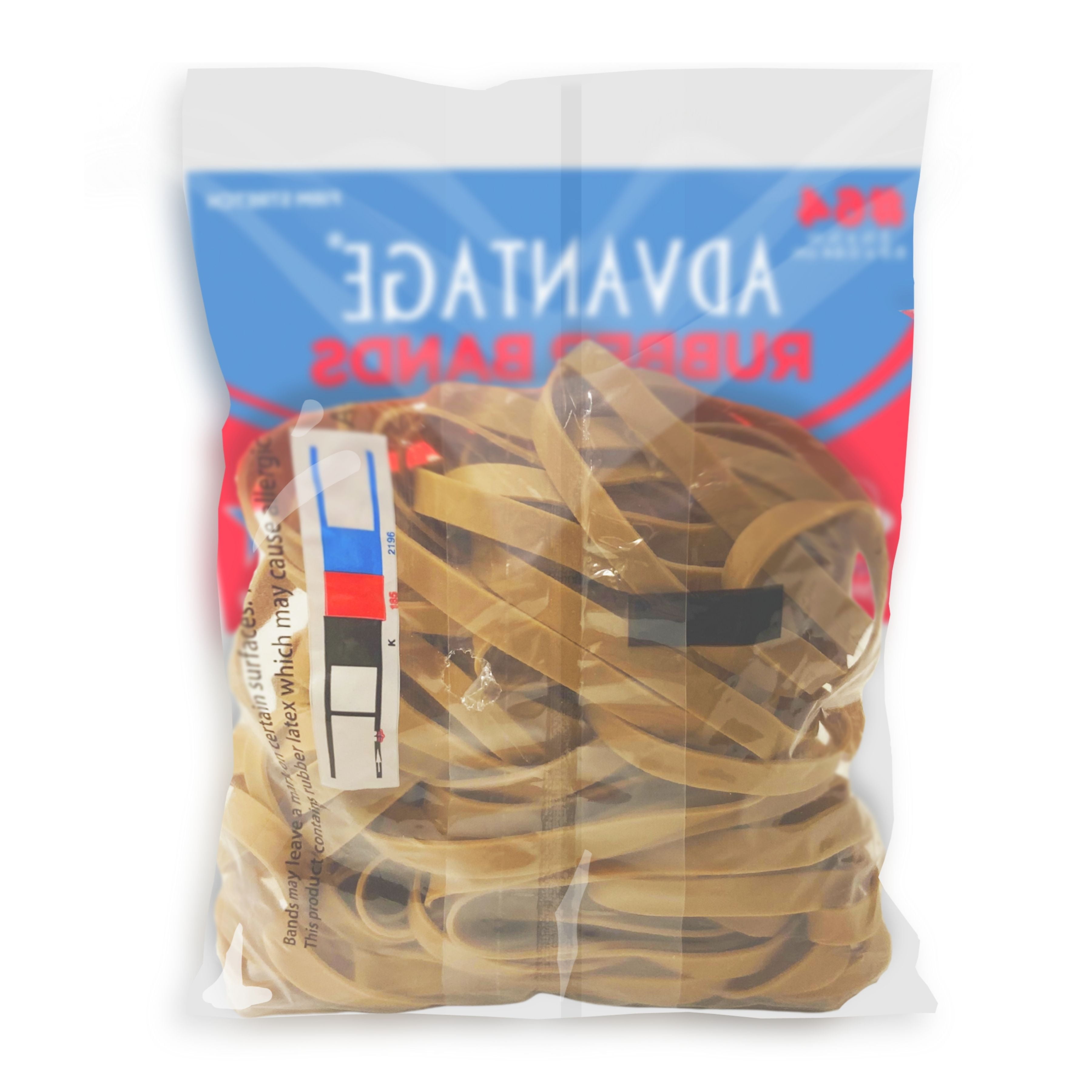 (5 pack) Alliance Advantage Rubber Bands, Size 64 (3-1/2" x 1/4"), 4 oz. Bag of Approx. 80 Bands, Natural
