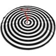 thumbnail image 4 of 35 Inch Christmas Tree Skirt Black and White Tree Skirt, Annual Rings Halloween Tree Skirt, Thin Tree Mat for Happy Halloween Christmas Holiday Party, 4 of 5
