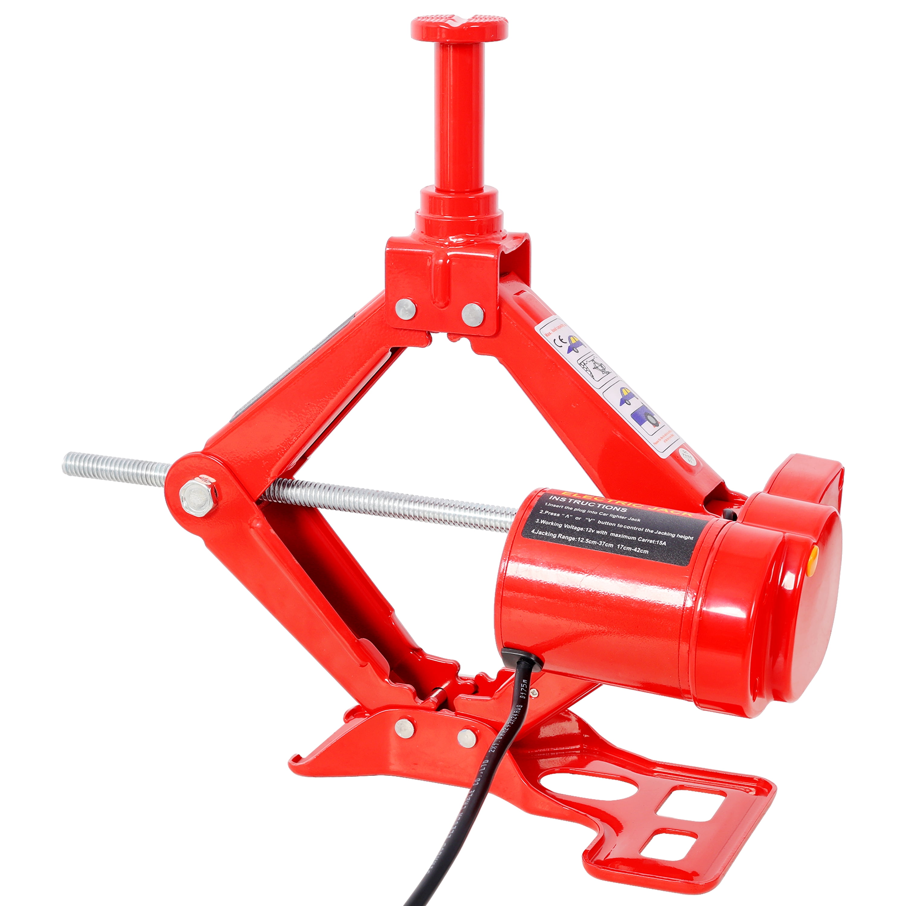 12V Electric Scissor Jack, 3-Ton Capacity, One-Button Operation, Complete Tire Change Kit, Car Emergency Tool