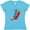 Aqua, variant on Inktastic I'm So Hot Right Now Chili Pepper on Fire Women's V-Neck T-Shirt