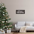 thumbnail image 2 of Merry Christmas Farmhouse Phrase Holiday Graphic Art Black Framed Art Print Wall Art, 2 of 8