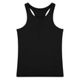 thumbnail image 3 of Zaldita Mens Sport Athletic Tank Sleeveless Muscle Tops Tee Fitness Vest Knitted Shirts Activewear Black S, 3 of 3