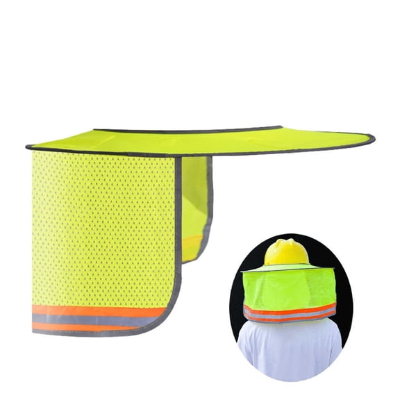 Qholemyo Safety Helmet Sunshade, Summer Helmet Sunshade, Protective Helmet Sunshade
