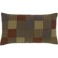thumbnail image 5 of VHC Brands Ridge Patchwork Cotton Rustic Bedding King Sham, Cedar Green, 5 of 5