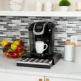 thumbnail image 3 of Mind Reader Single Serve Coffee Pod Drawer, Countertop Organizer, 12.75"L x 13"W x 3"H, Black, 3 of 7