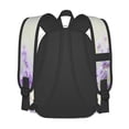 thumbnail image 4 of Rateoe Lavender and Butterfly Pattern Student Backpack,Backpack for School,Lightweight Bag,Travel Backpack,Outdoor Backpack,Large Capacity Backpack, 4 of 8