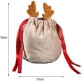 thumbnail image 1 of 4pcs Bolsas con cordón de Navidad Bolsas de regalo de Navidad Bolsas de regalo de madera de caramelo lindo Material de terciopelo suave reutilizable, Bolsas con cordón Bolsa Bolsa de Navidad para Christm LingWen 8390606682864, 1 of 1