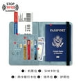 thumbnail image 4 of RFID Blocking Travel Passport Holder with SIM Card Slots - Soft PU Leather Multi-Functional with 4 Card Pockets, Cash & Boarding Pass Compartments, Elastic Strap for Secure Storage - Slim Design for, 4 of 5