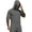 Gray, variant on Men's UPF 50 Sun Protection Hoodie Fishing Soft Stretch Long Sleeve Shirts Thermal Skinny Base Layer Outdoor Tops with Face Mask Black XL