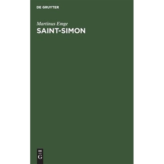 Pre-Owned Saint-Simon (Hardcover)