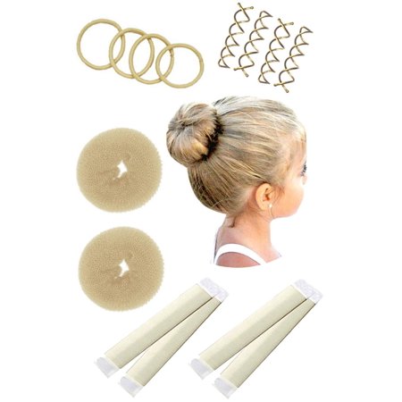 Hawwwy 12-piece Hair Bun Maker, Easy & Fast Small Bun Tool Best Sellers