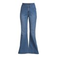 thumbnail image 5 of No Boundaries Women's Juniors Pintuck Flare Corduroy Pants, 31” Inseam Regular, Sizes 1-21, 5 of 5