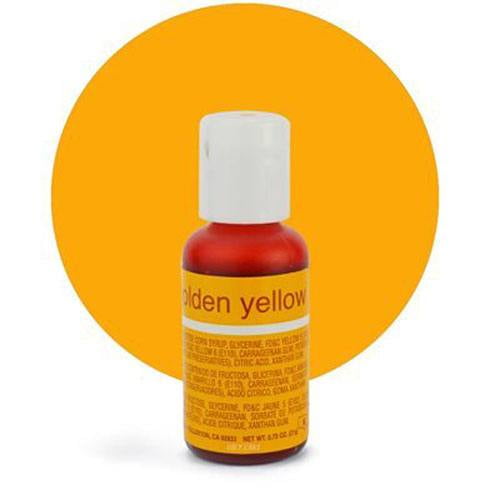 Chefmaster Liqua-Gel Golden Yellow .70 oz CM5141