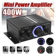 thumbnail image 1 of AK380/AK370/AK170 2 Channel Bluetooth HiFi Power Amplifier Home Car Audio Processor Class D Remote Control FM Radio ,Bluetooth 5.0, 1 of 7