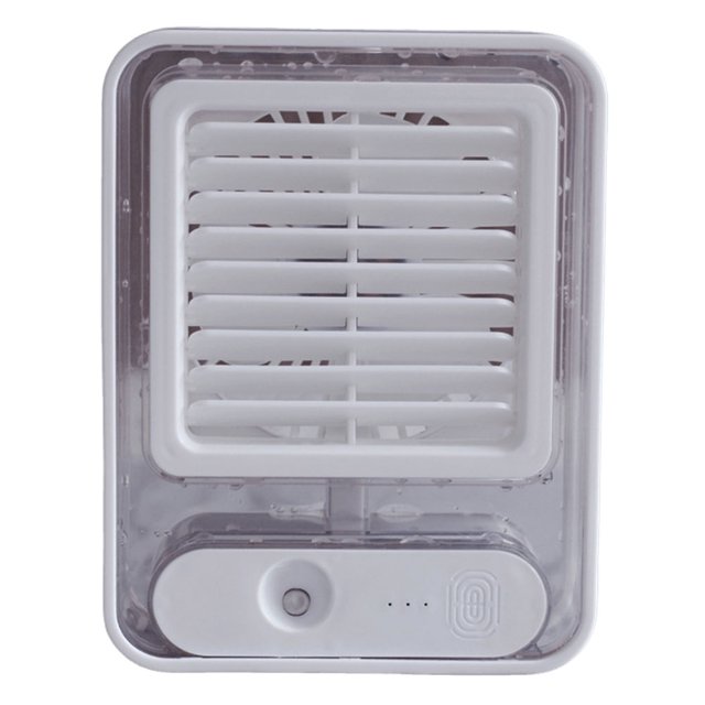 3 en 1 Mini ventilador de escritorio, ventilador eléctrico recargable por USB para oficina en casa