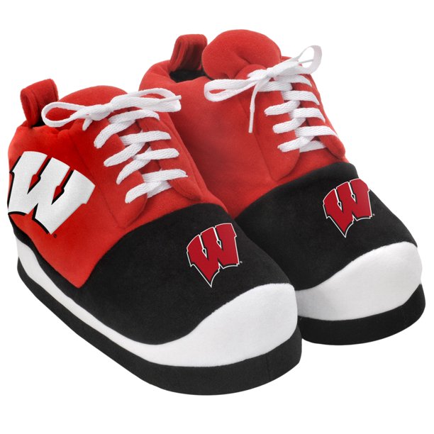 Pantuflas tipo sneaker FOCO de Wisconsin 2011 para hombre, talla mediana