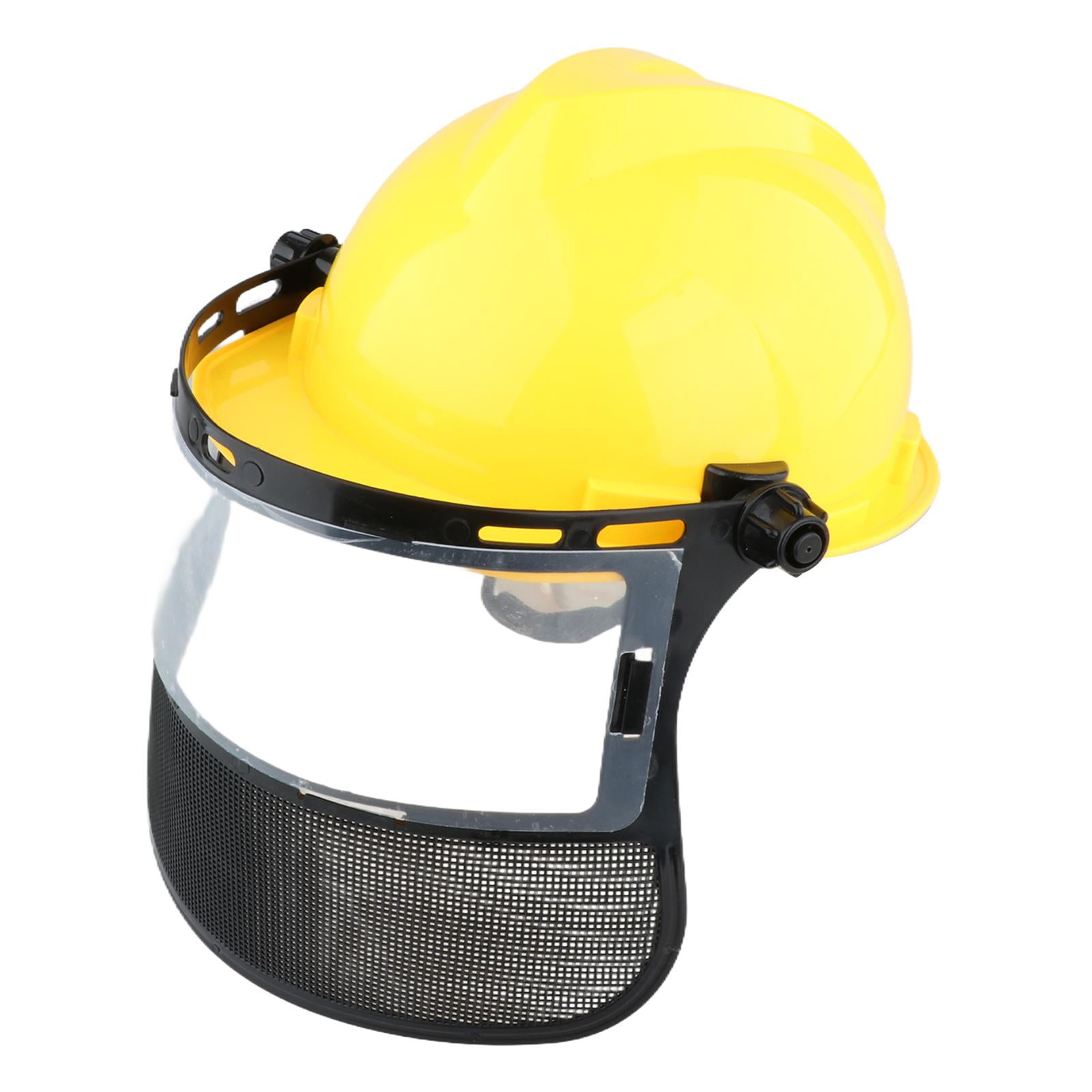 Zxpjkyu Trimmer Hard Hat Face Shield Professional Protection for Trimming Work Universal