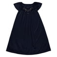 thumbnail image 4 of PMVFHDE Women's Summer Ice Silk Knee-Length Nightgown with Comfortable Lace Short Sleeve Home Wear Women Pajamas, 4 of 4