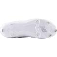 thumbnail image 3 of New Balance Men's Fresh Foam X 3000V6 Synthetic Mid Metal Baseball Cleats White/White Medium 7.5, 3 of 6