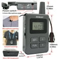 thumbnail image 5 of EXMAX ELGT-470 UHF Wireless Audio Tour Guide System Assistive Listening Church Translation Equipment 100 Channels for Language Interpretation Conference Outdoor Activities 1 Transmitter 5 Receivers, 5 of 9