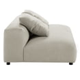 thumbnail image 3 of Solace2-Piece Modular Upholstered Fabric Sectional Sofa With Chaise in Linen, 3 of 12