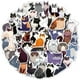 thumbnail image 1 of Cute cat stickers, set of 50, waterproof and UV resistant, perfect for all your gadgets, 1 of 5
