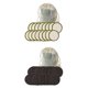 thumbnail image 1 of 32x Almohadils desmaquilntes reutilizables de limpieza facial para todo tipo Sunnimix Pads de limpieza facial, 1 of 4