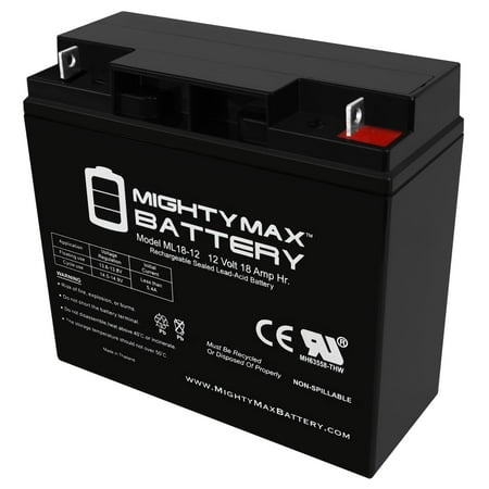 12V 18AH SLA Battery Replacement for Cen-tech 4-in-1 Jump Starter