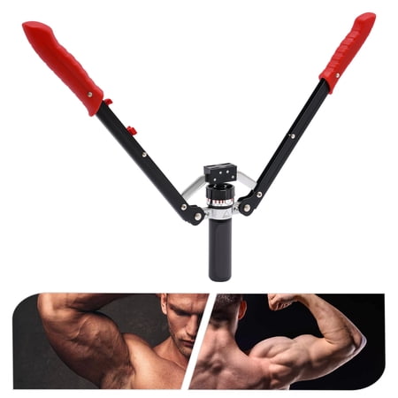 ToppiJoy 22-440LBS Adjustable Carbon Steel Twister Arm Exerciser, Chest Workout Equipment, 25-Gear Home Chest Expander with Counter Display, Ergonomic Grip for Shoulder Arm Muscle Training