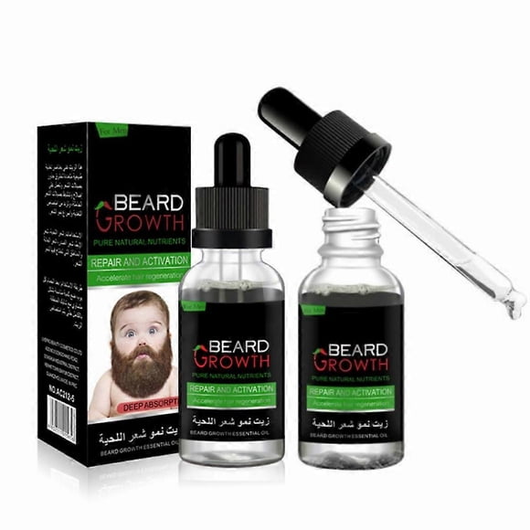 1-3pcs New Formula Men Beard Growth Oil Fast Beard Growth Anti Alopecia Hair Loss Products