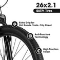 Mountain Bike For Women Girl 26 Inch Wheels Hardtail Adult Bicycle 21 ring-size-chart-philippines
