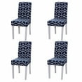 thumbnail image 1 of 4PCS Stretch Removable Washable Dining Room Chair Protector Slipcovers/Home Decor Dining Room Seat Cover Multiple Styles, 1 of 7