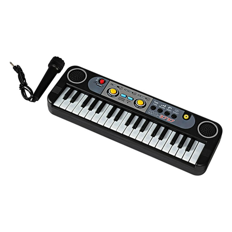 Keyboard Piano 37 Key Small Portable Digital Electronic Keyboard with 24  Demo Songs Musical Gift for Beginners Kids , 3739, 33x10.5x4cm 