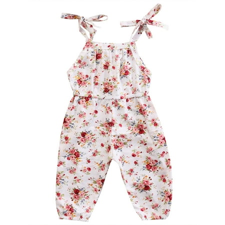 

Spring hue Newborn Kids Baby Girls Bodysuit Floral Romper Jumpsuit Outfit Playsuit Clothes